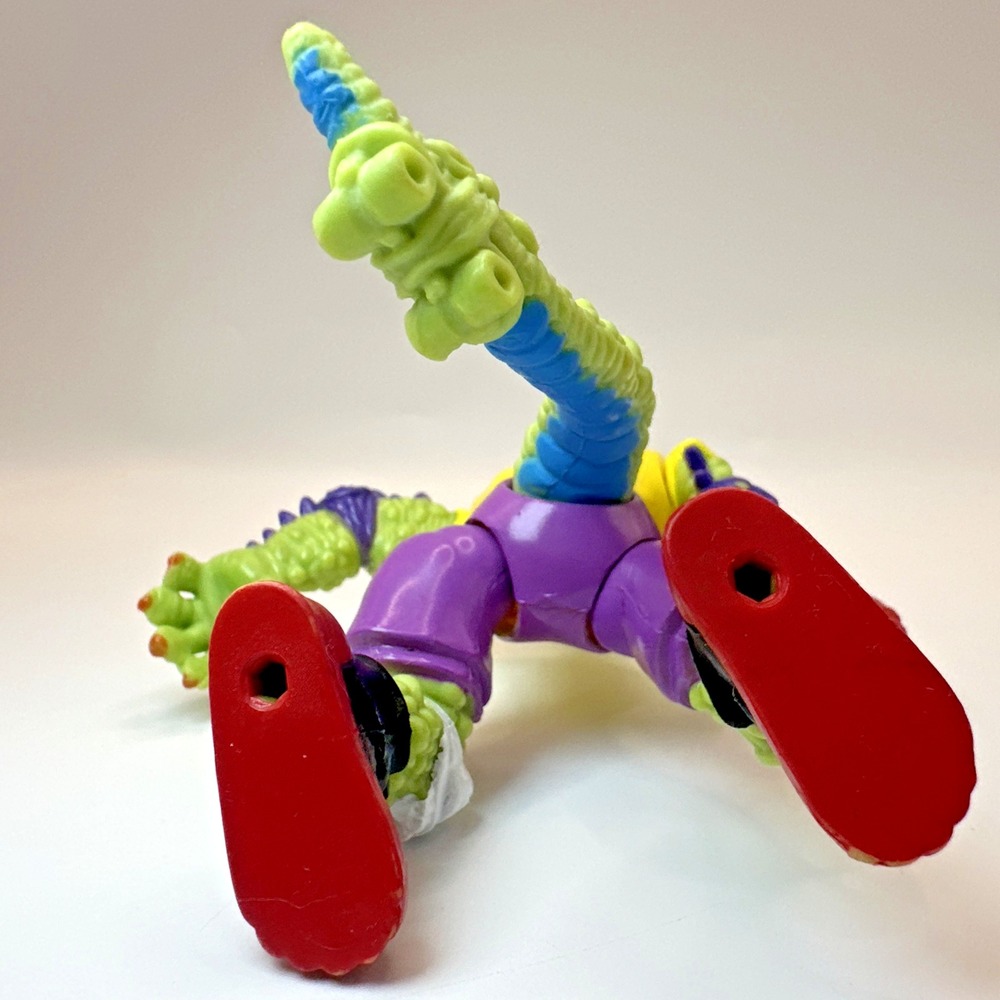 Vintage 1990 TMNT Mondo Gecko Complete w/ File Card Teenage Mutant Ninja Turtles - Picture 10 of 15